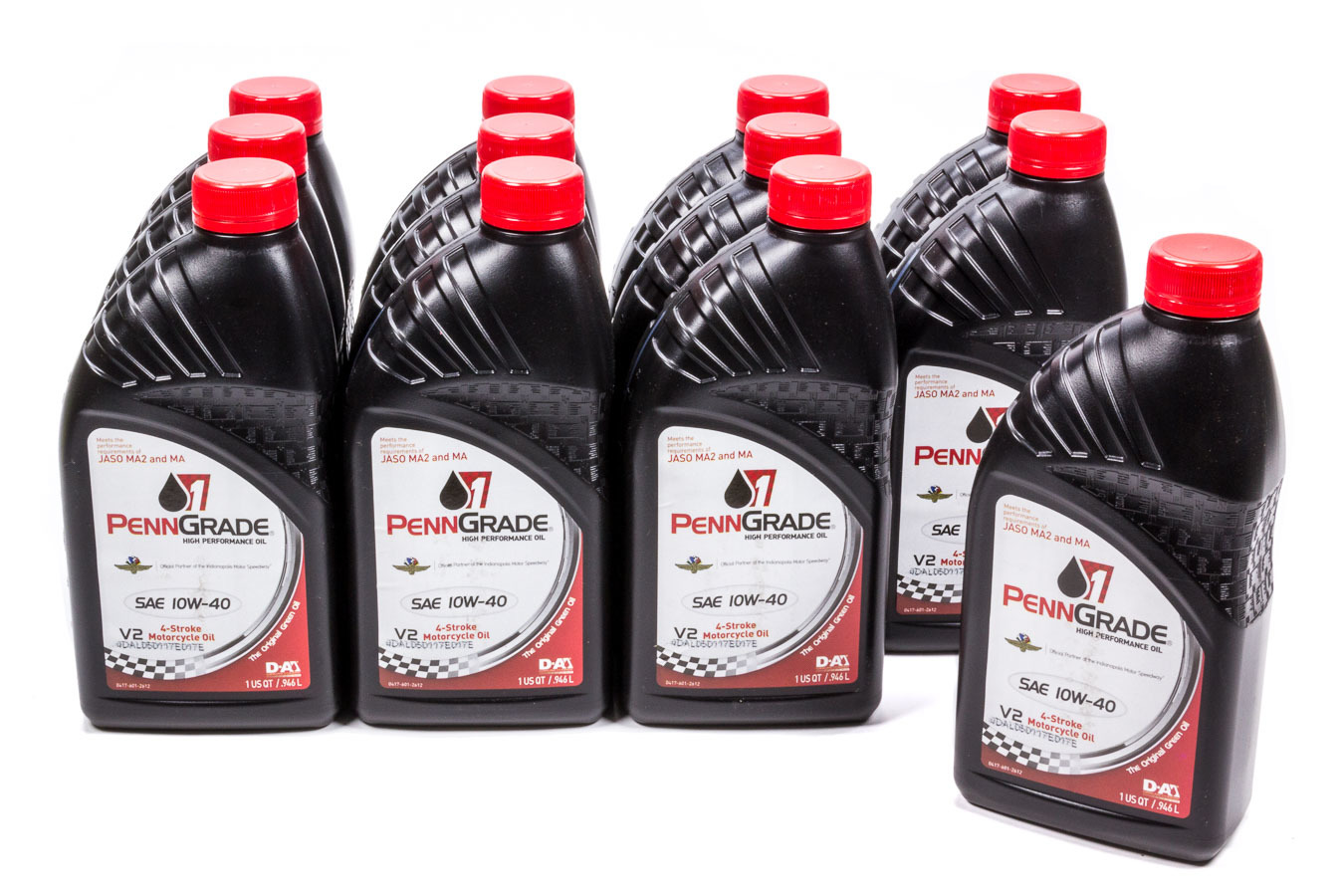 Penngrade Motor Oil 71566 | PENNGRADE MOTOR OIL 10w40 Motorcycle Oil Cs/12-Qt