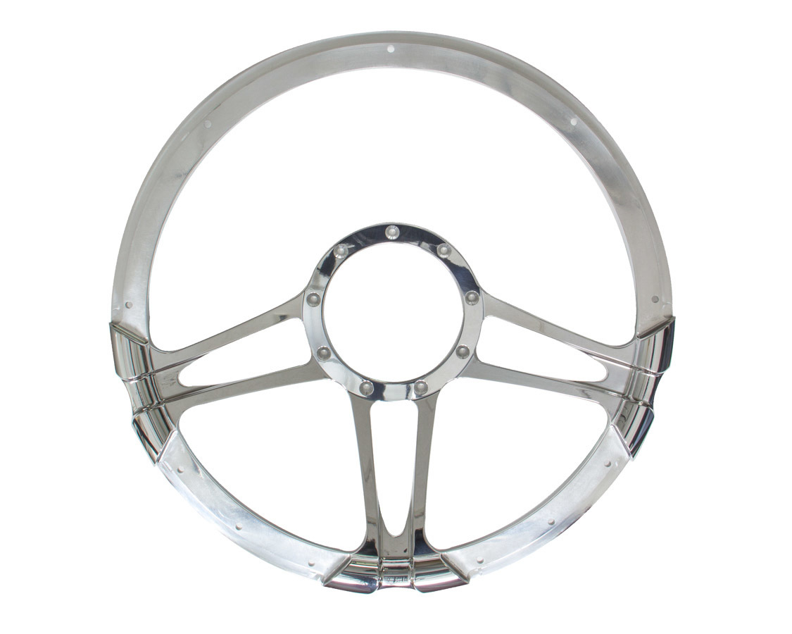 Billet Specialties 29315 | BILLET SPECIALTIES 14in Monaco Steering Wheel Half Wrap