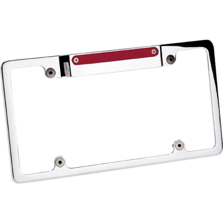 Billet Specialties 55520 | BILLET SPECIALTIES License Frame w/3rd Brake Light Polished