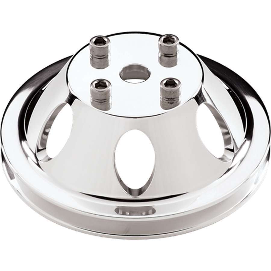 Billet Specialties 78110 | BILLET SPECIALTIES SBC/BBC 1 GRV WP Pulley For LWP Polished