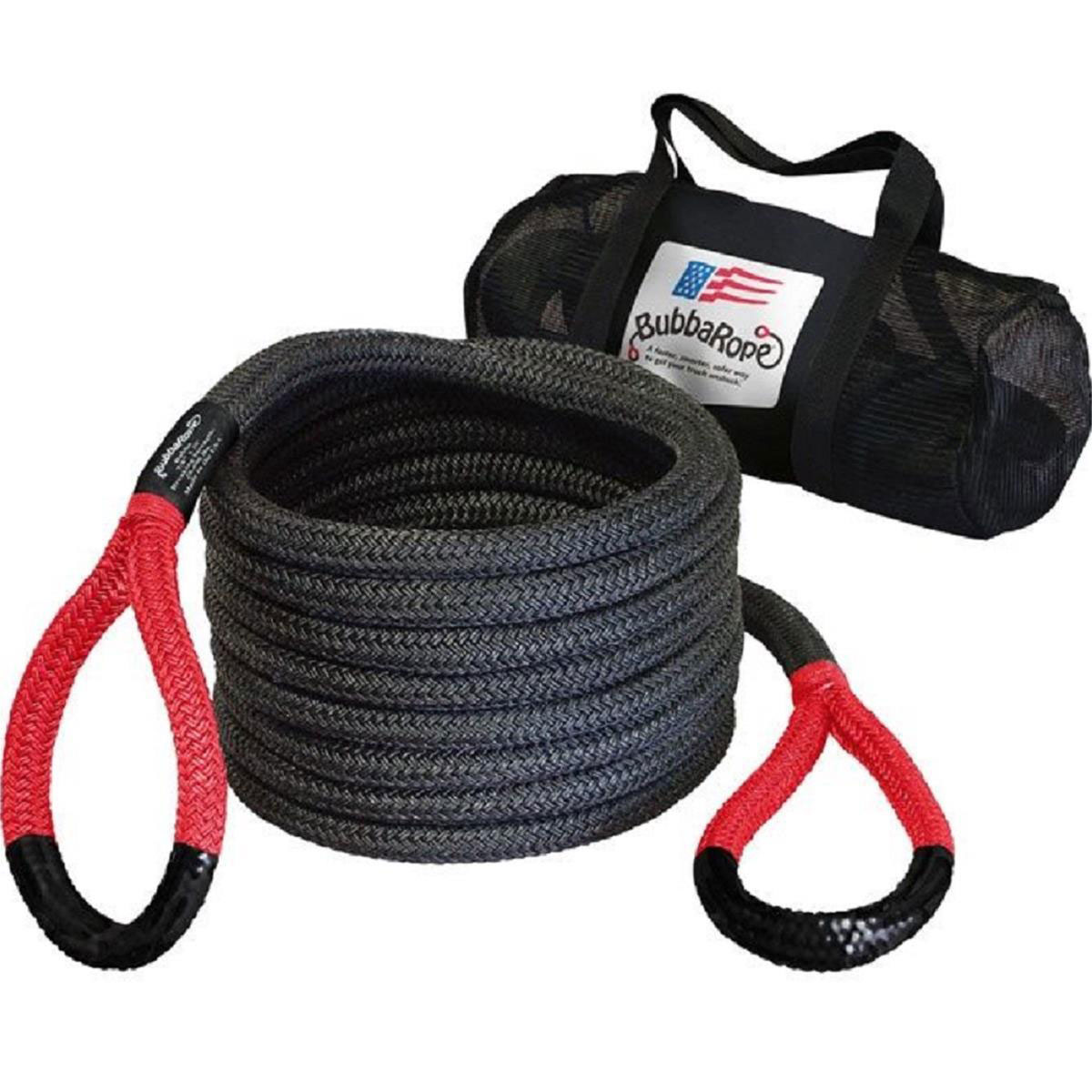 Bubba Gear 176880rdg | BUBBA GEAR Truck Recovery Gear Set 7/8in x 30ft Black/Red