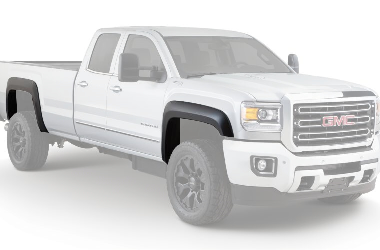 Bushwacker 40988-02 | 20- GMC P/U 2500HD Ext end-A-Fender Flares 4Pcs