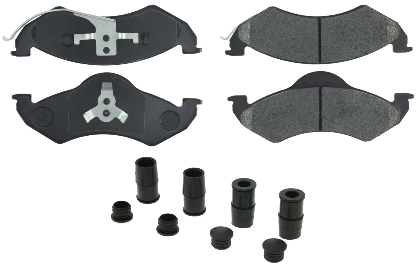 Centric Brake Parts 106.0746 | CENTRIC BRAKE PARTS Posi-Quiet Extended Wear Brake Pads with Shims a; 1998-1999