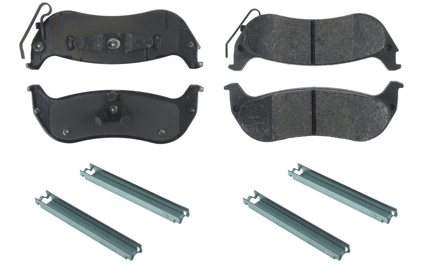 Centric Brake Parts 106.0998 | CENTRIC BRAKE PARTS Posi-Quiet Extended Wear Brake Pads with Shims a; 2004-2008