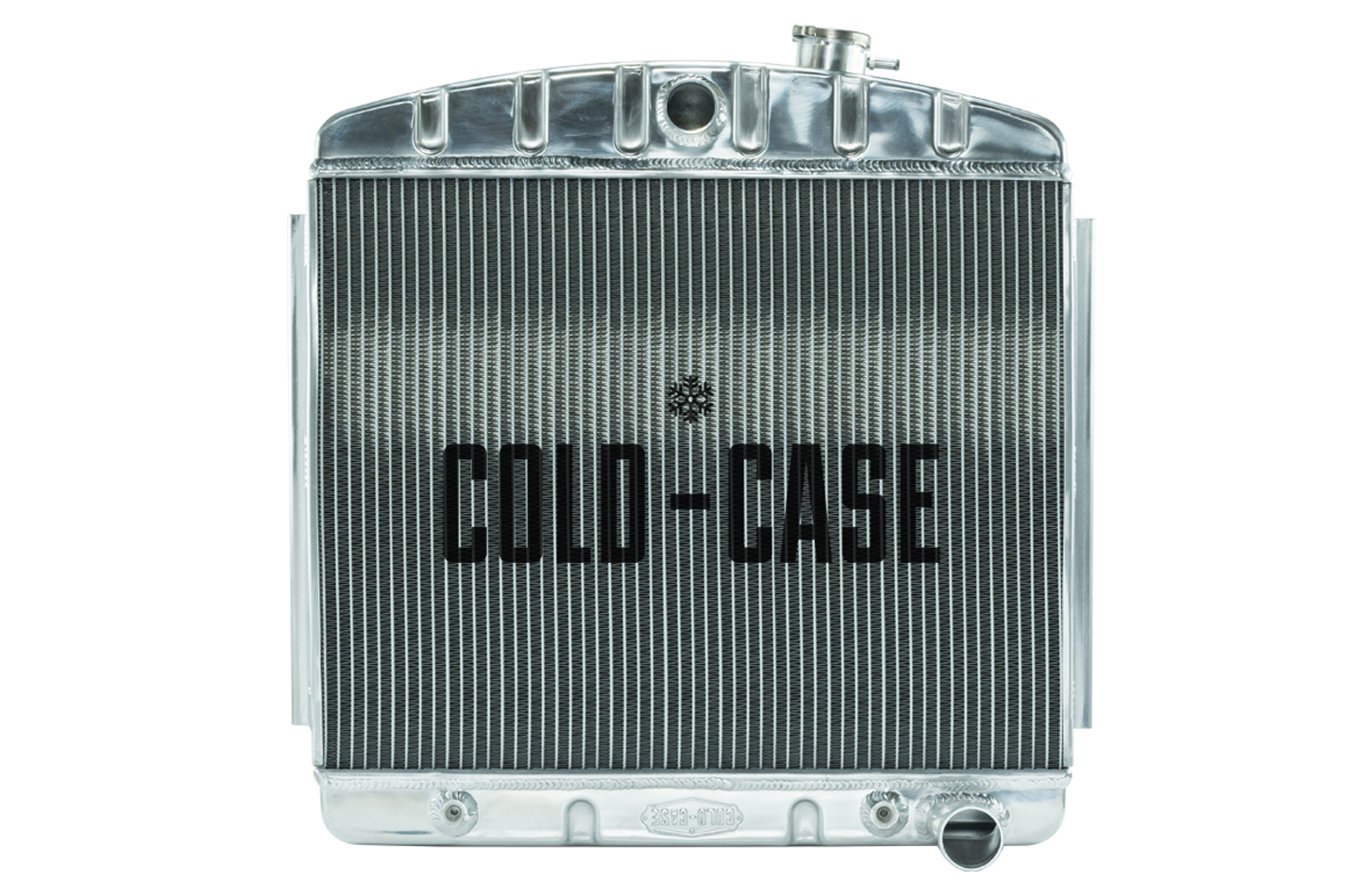 Cold-Case Radiators cht562a | COLD CASE RADIATORS 55-57 Tri-5 Chevy Radiat or (V8 Mount)