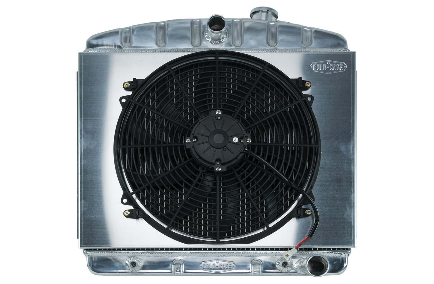 Cold-Case Radiators cht563ak | COLD CASE RADIATORS 55-56 Tri-5 Chevy Radiat or & 16in Fan Kit 6 Cyl