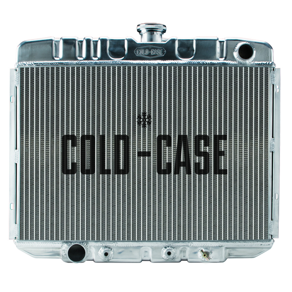 Cold-Case Radiators fom588a | COLD CASE RADIATORS 67-70 Mustang BB 24in Ra diator AT; 1967-1970