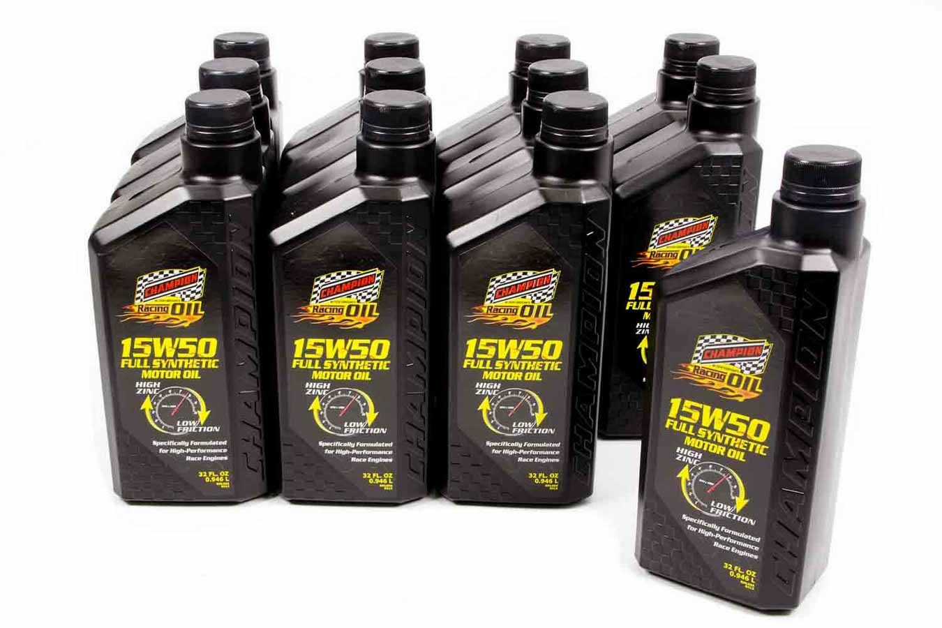 Champion Brand 4309h/12 | CHAMPION BRAND 15w50 Synthetic Racing Oil 12x1Qt