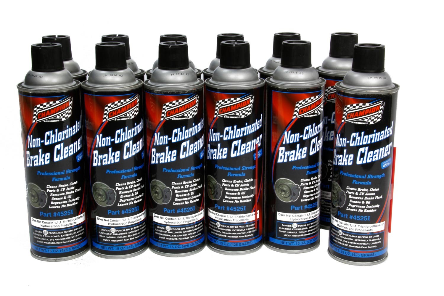 Champion Brand 4525i/12 | CHAMPION BRAND Brake Cleaner Non-Chlori nated 12x15oz.