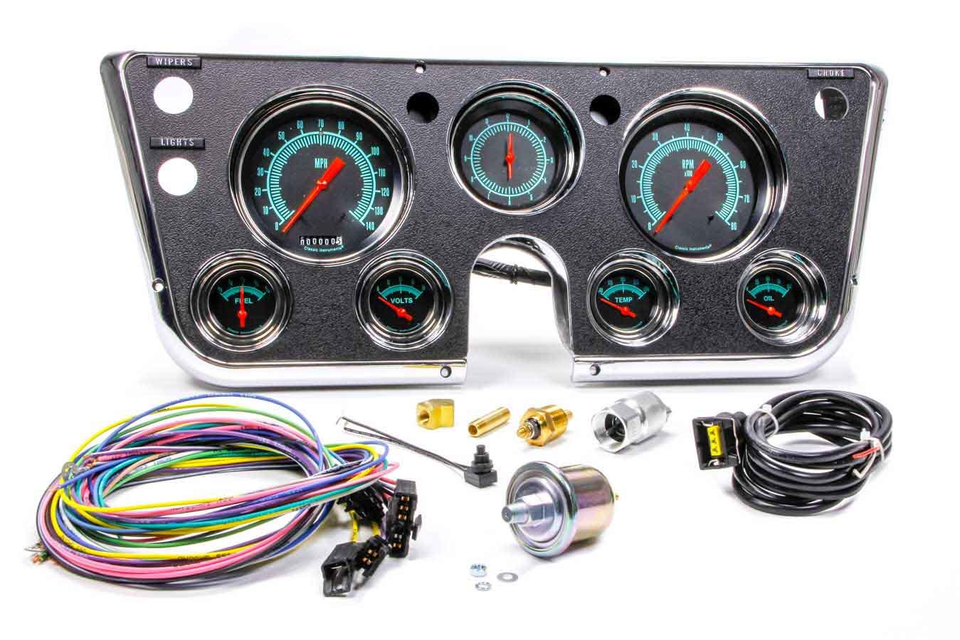 Classic Instruments ct67gs | CLASSIC INSTRUMENTS 1967-72 Chevy Truck G-Stock Gauge Set; 1967-1972