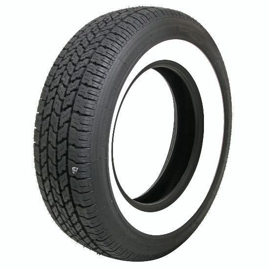 Coker Tire 587050 | COKER TIRE P215/75R15 Classic 2-1/2in WW Tire