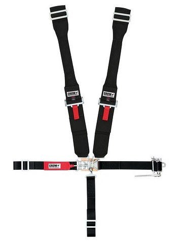 Crow Safety Gear 40044 | CROW ENTERPRIZES 5-Way Ratchet Belts Left Side Lap