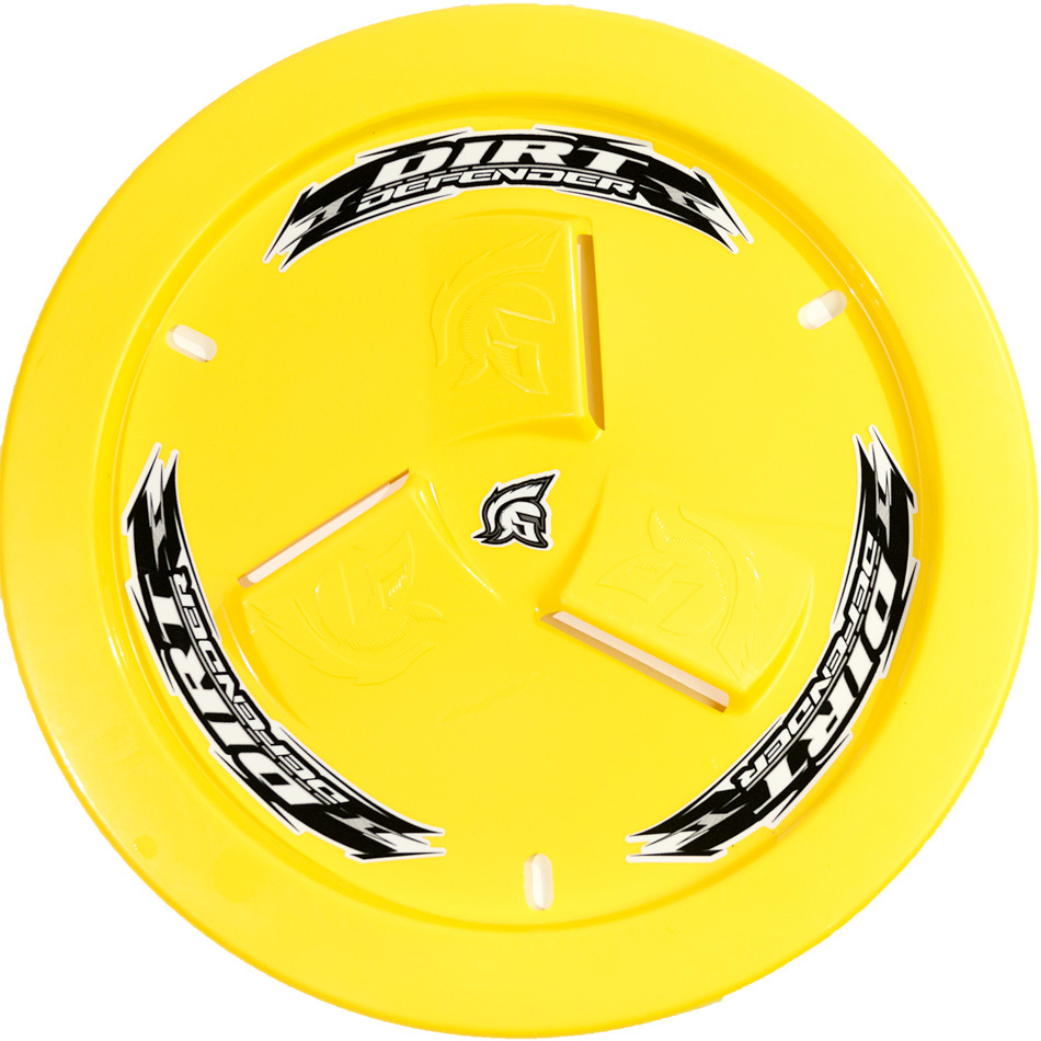 Dirt Defender Racing Products 10210 | DIRT DEFENDER RACING PRODUCTS Wheel Cover Yellow Vented