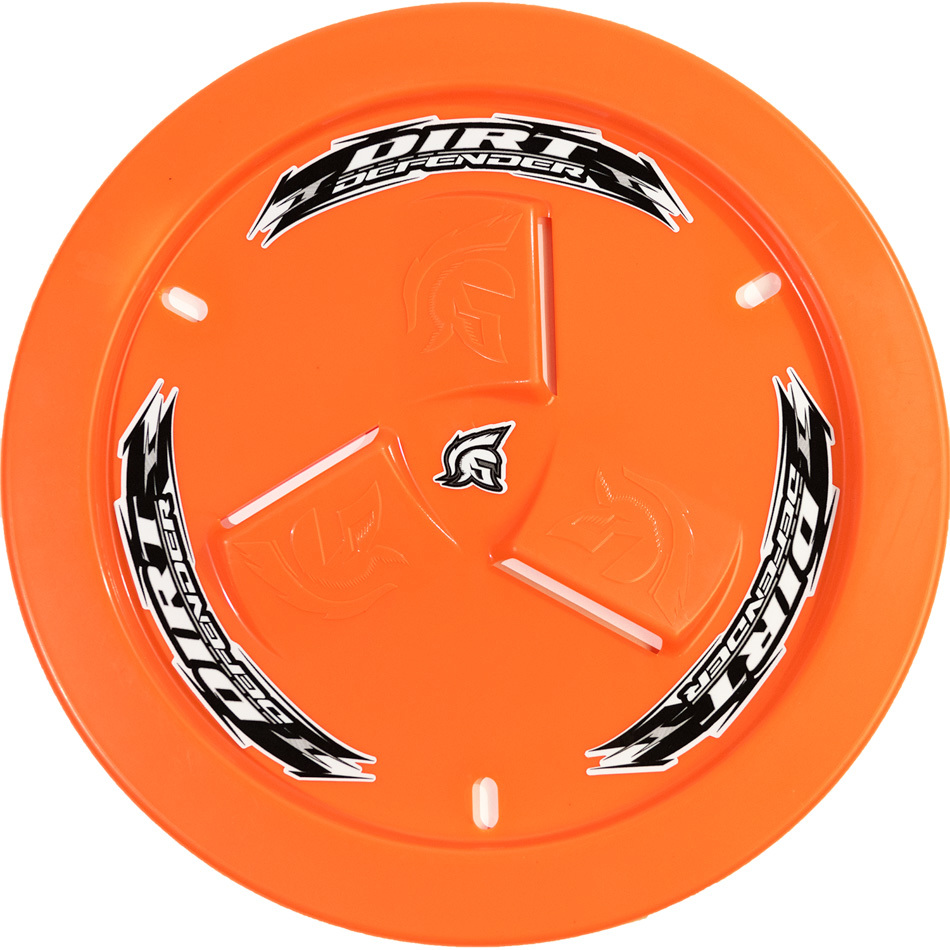 Dirt Defender Racing Products 10230 | DIRT DEFENDER RACING PRODUCTS Wheel Cover Orange Vented