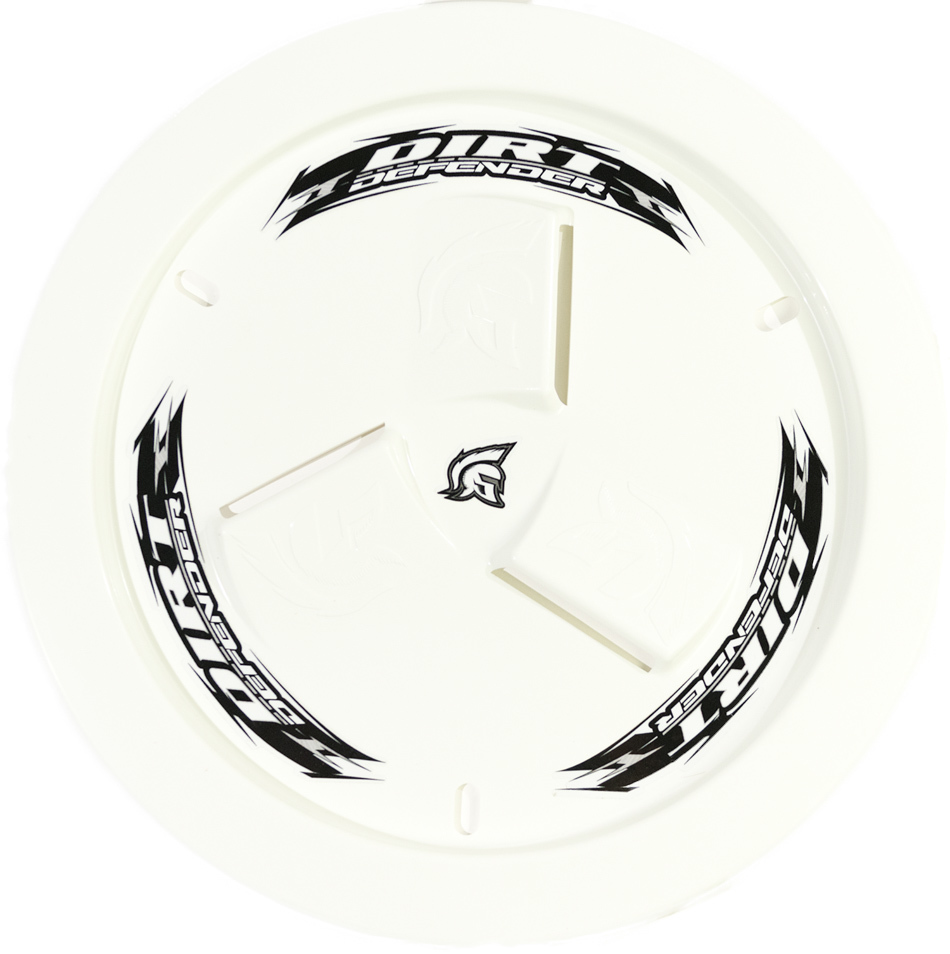 Dirt Defender Racing Products 10240 | DIRT DEFENDER RACING PRODUCTS Wheel Cover White Vented