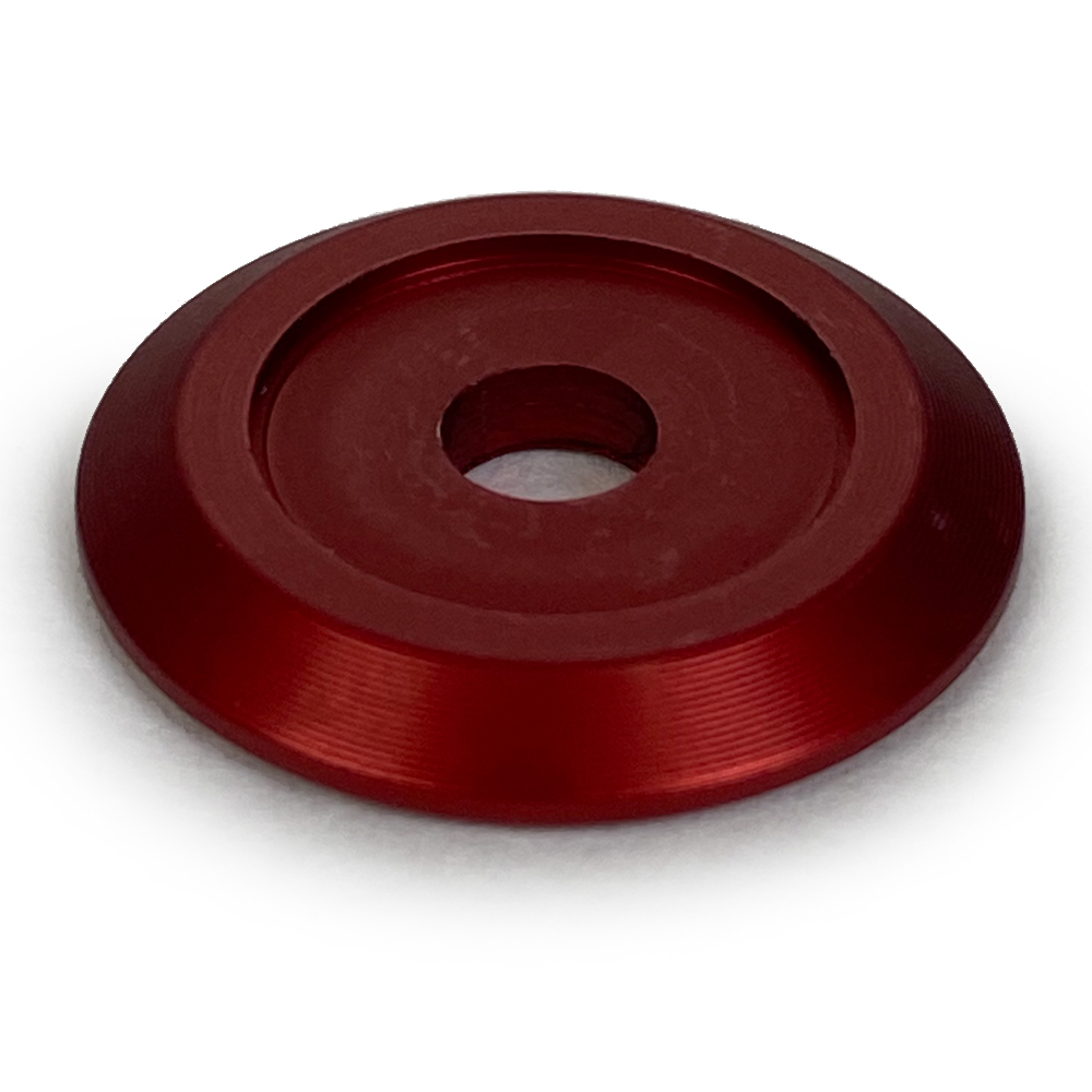 Dirt Defender Racing Products 3010 | DIRT DEFENDER RACING PRODUCTS Body Washer Red Alum (50pk) Anodized