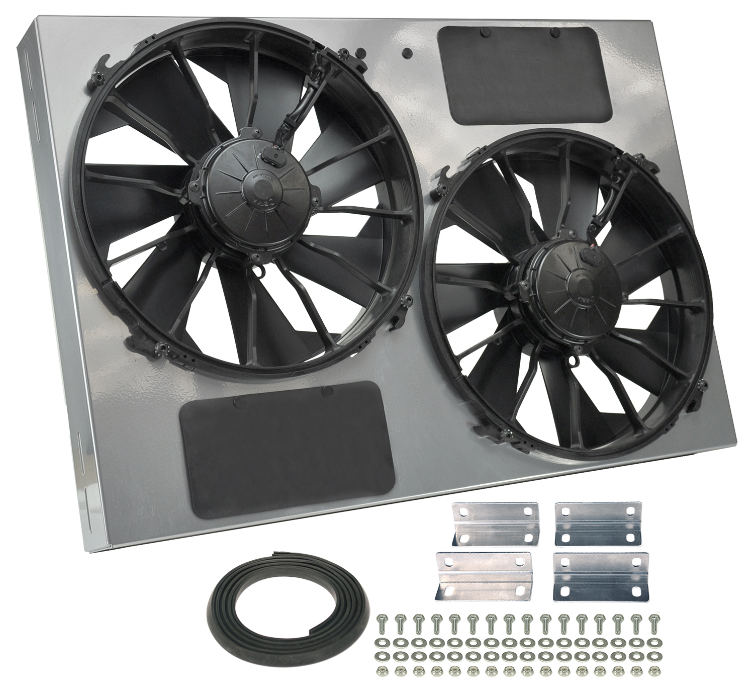 Derale 16927 | DERALE 13in Dual High Output RAD Fans Puller