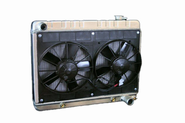 DeWitts Radiator 324139017a | DEWITTS RADIATOR Radiator w/Fans C-10 Trk 63-66 Auto Trans Raw; 1963-1966