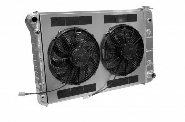 DeWitts Radiator 324139019a | DEWITTS RADIATOR Radiator w/Fans C-10 Trk 73-86 Trans Raw; 1973-1986