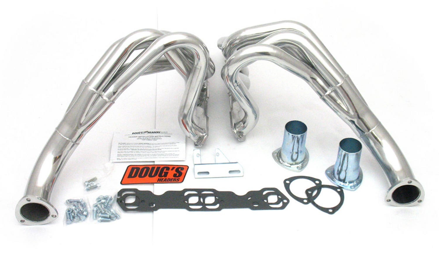 Dougs Headers d329 | DOUGS HEADERS SBC Headers 1.75 Dia Ceramic Coated