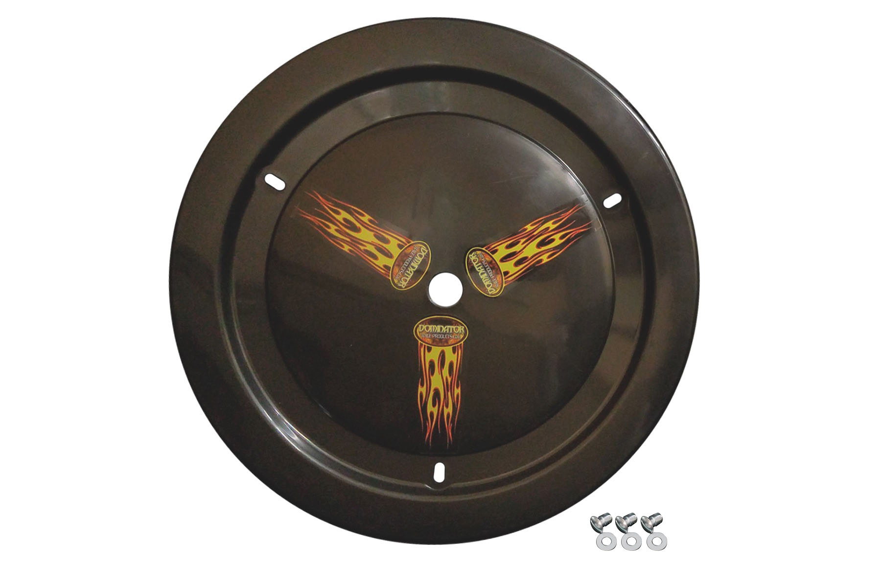 Dominator Race Products 1012-d-bk | DOMINATOR RACING PRODUCTS Wheel Cover Dzus-On Black