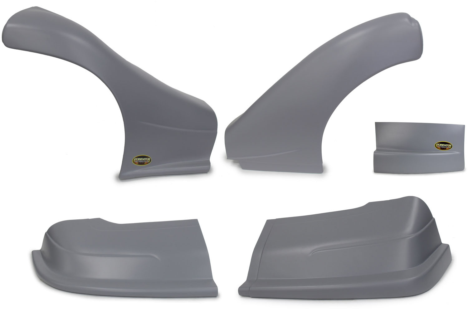 Dominator Race Products 2300-gry | DOMINATOR RACING PRODUCTS Dominator Late Model Nose Kit Gray