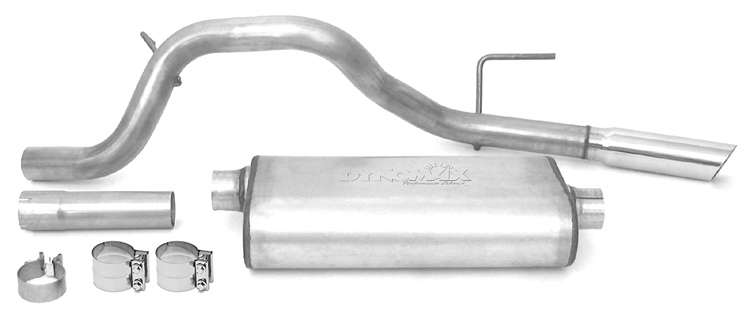 Dynomax 39475 | DYNOMAX 08-12 Jeep Liberty 3.7L Cat Back Exhaust Kit; 2008-2012