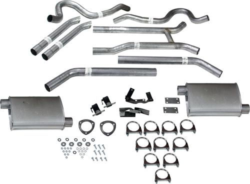 Dynomax 89023 | DYNOMAX Exhaust System 64-72 Chevelle 265 to 400; 1964-1972