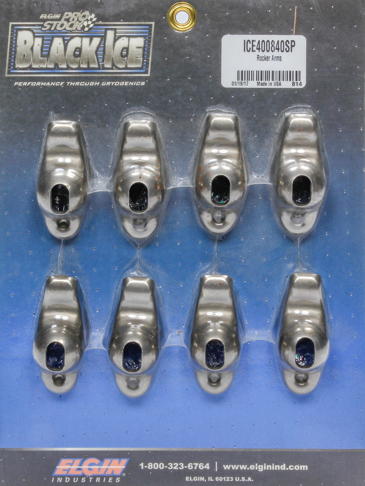 Elgin ice400840sp | ELGIN SBC Rocker Arms (8pk) 1.6 Ratio 3/8 Stud