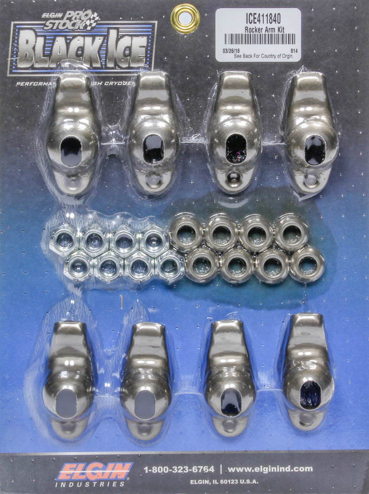 Elgin ice411840 | ELGIN SBC B/I Rocker Arm Kit 1.50 Ratio 7/16 Stud