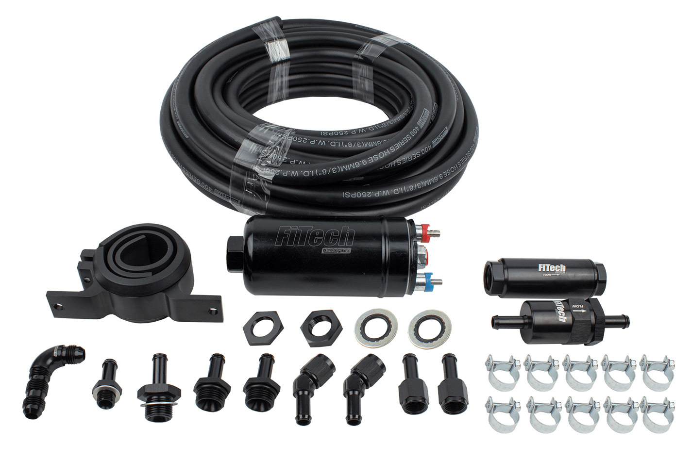 Fitech Fuel Injection 50001 | FiTECH FUEL INJECTION Master Fuel Delivery Kit Inline Frame Mount