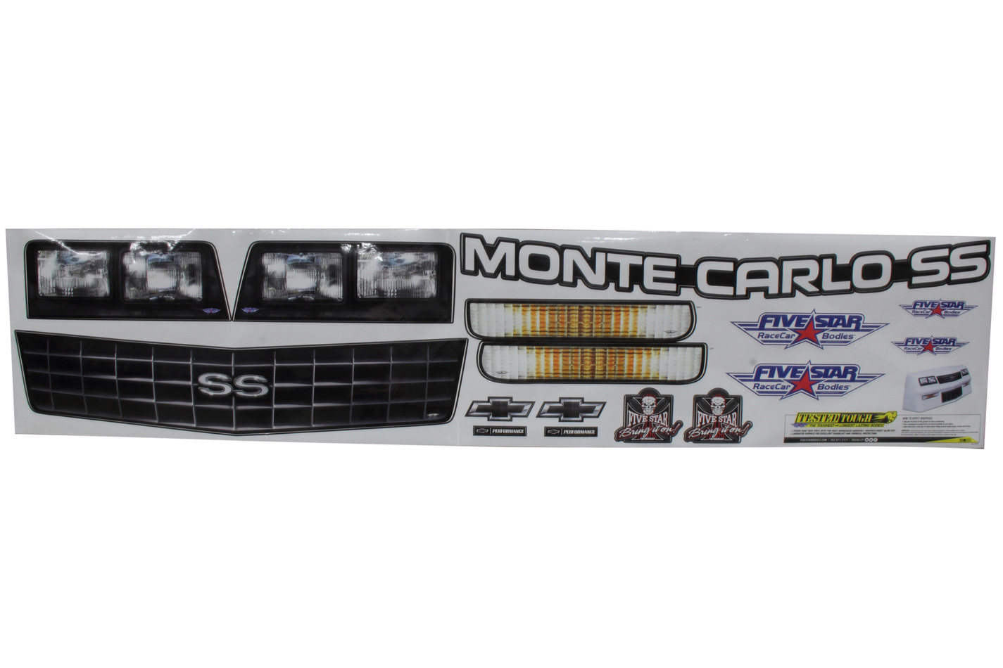 Fivestar 021-410-id | FIVESTAR Graphics Kit MD3 88 Chevy Monte Carlo; 1988-1988