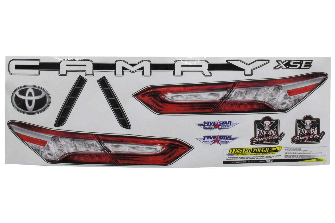 Fivestar 11712-44541 | FIVESTAR 2019 LM Camry Tail ID Kit; 2019-2019