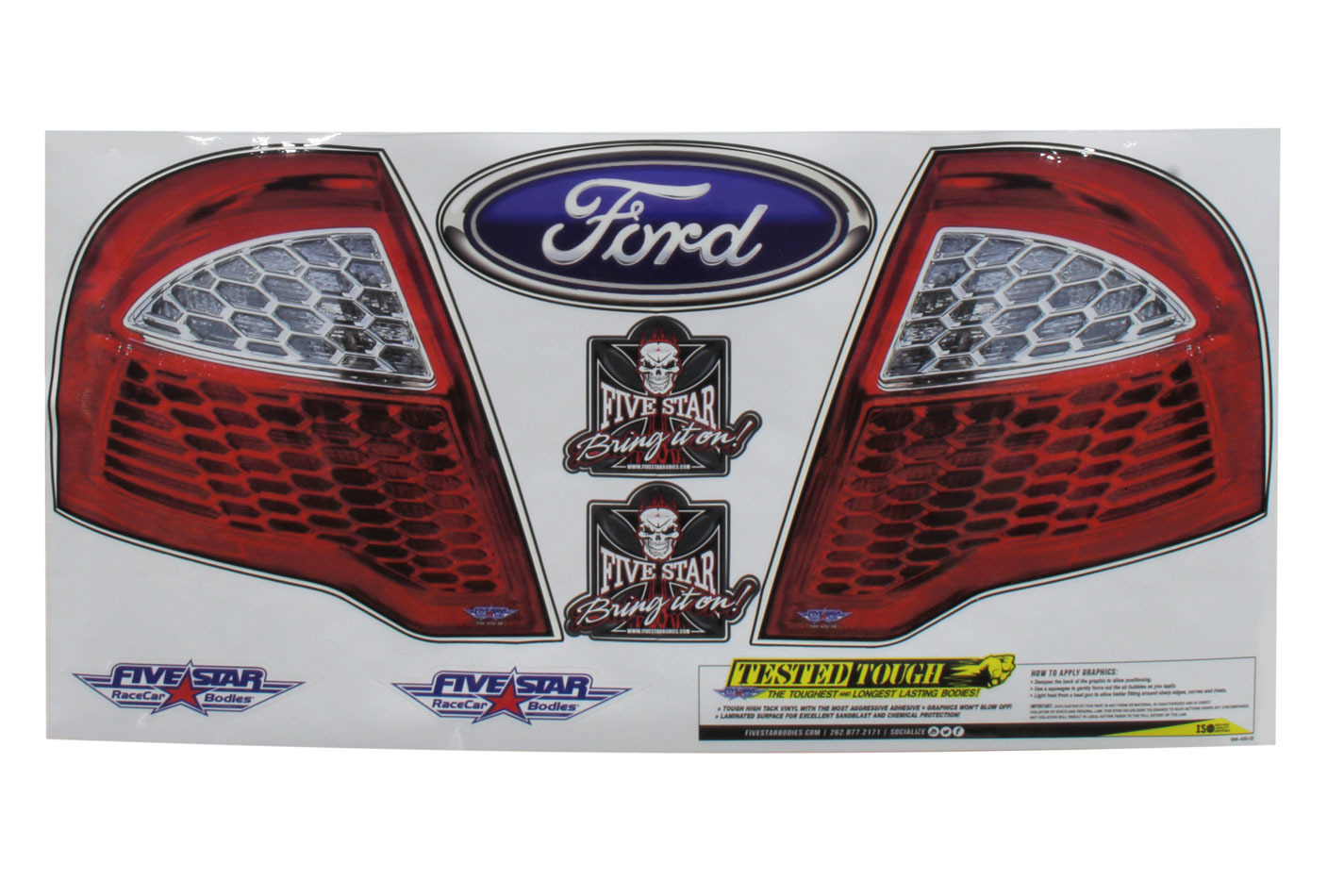 Fivestar 590-450-id | FIVESTAR Tail Only Graphics 2010-12 Fusion; 2010-2012