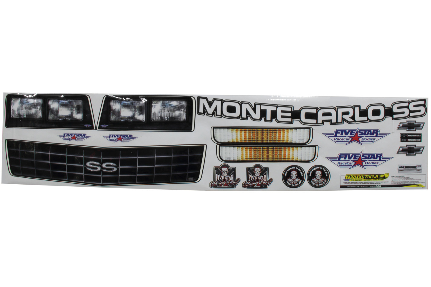 Fivestar 600-410-id | FIVESTAR Graphics Kit 88 Chevy Monte Carlo; 1988-1988