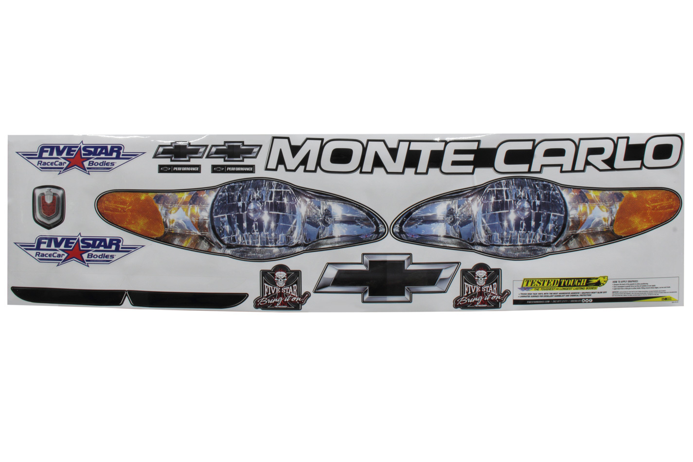 Fivestar 630-410-id | FIVESTAR Nose Only Graphics 00-05 Monte Carlo; 2000-2005