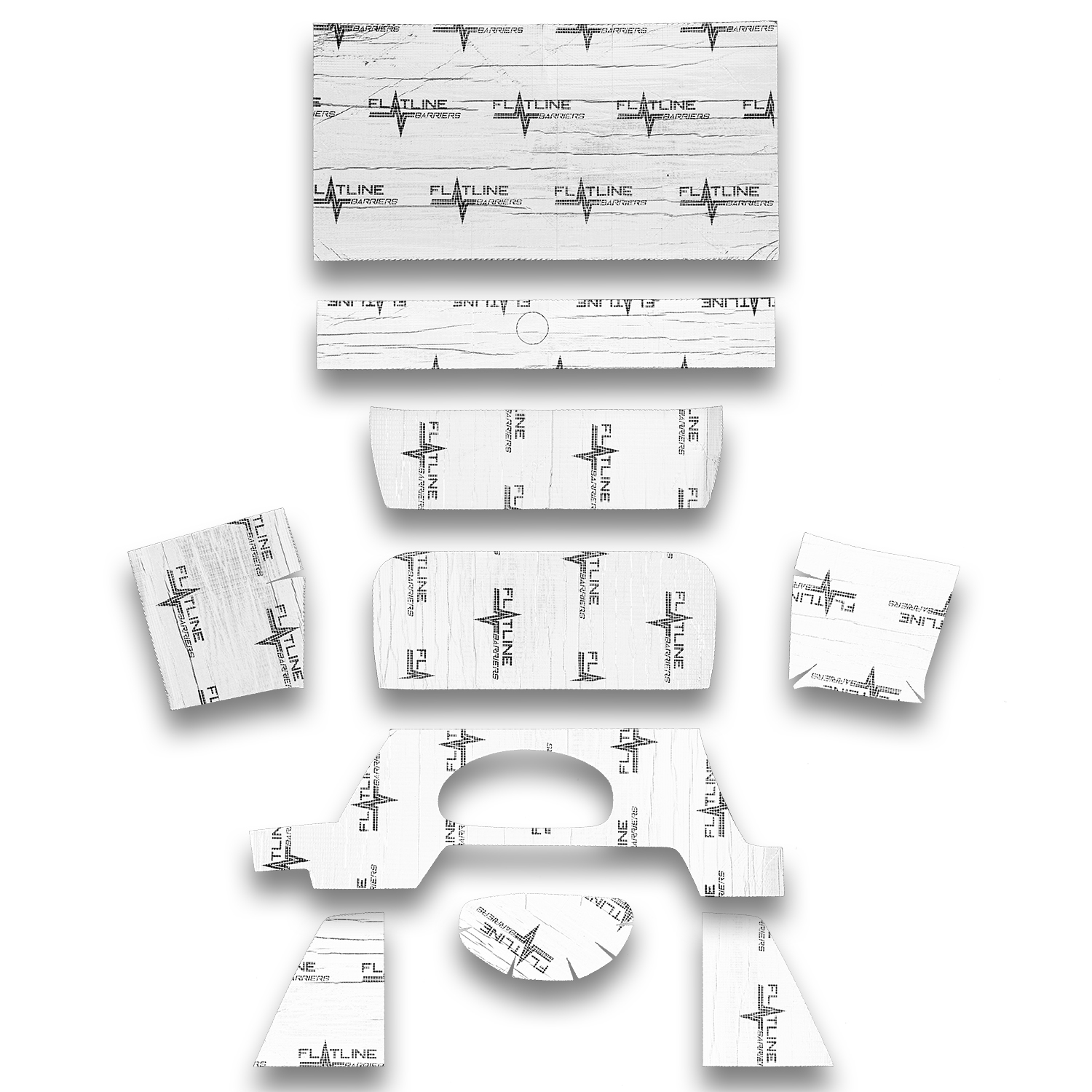 Flatline Barriers tabf2022 | FLATLINE BARRIERS 1993-02 GM F-Body Cargo Insulation Kit; 1993-2002