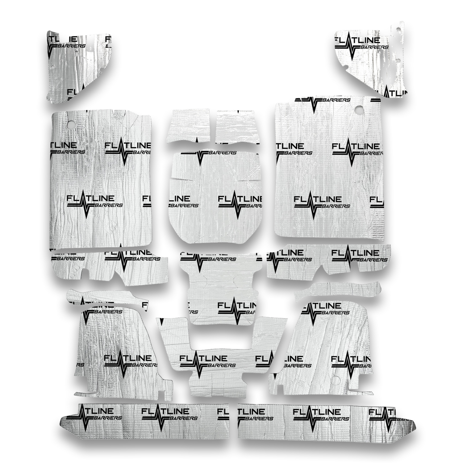 Flatline Barriers tabt4013 | FLATLINE BARRIERS 73-80 Standard Cab GM C/ K 10-30 Floor Insulation; 1973-1980