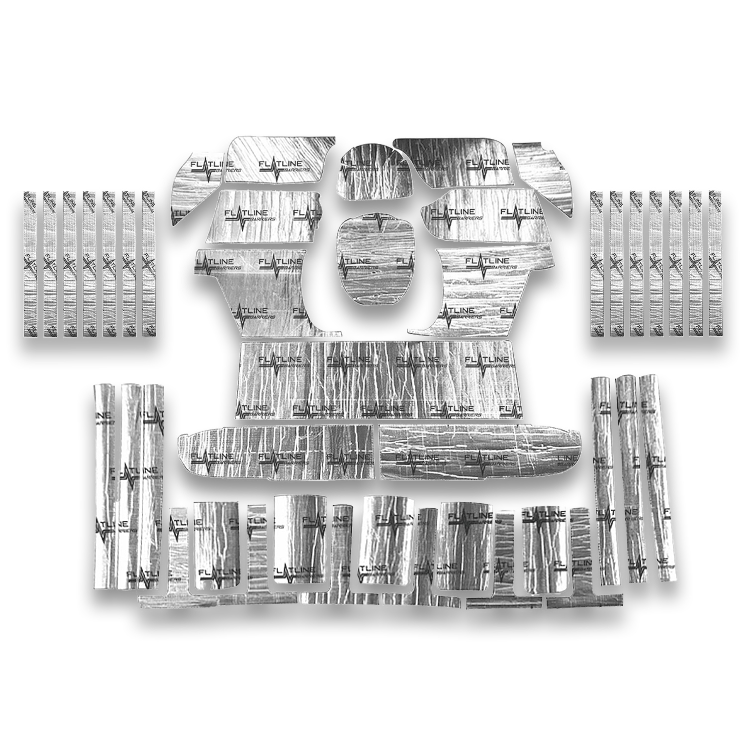 Flatline Barriers tabt4038 | FLATLINE BARRIERS 55-59 GM Truck Low Tunne l Full Insulation Kit; 1955-1959