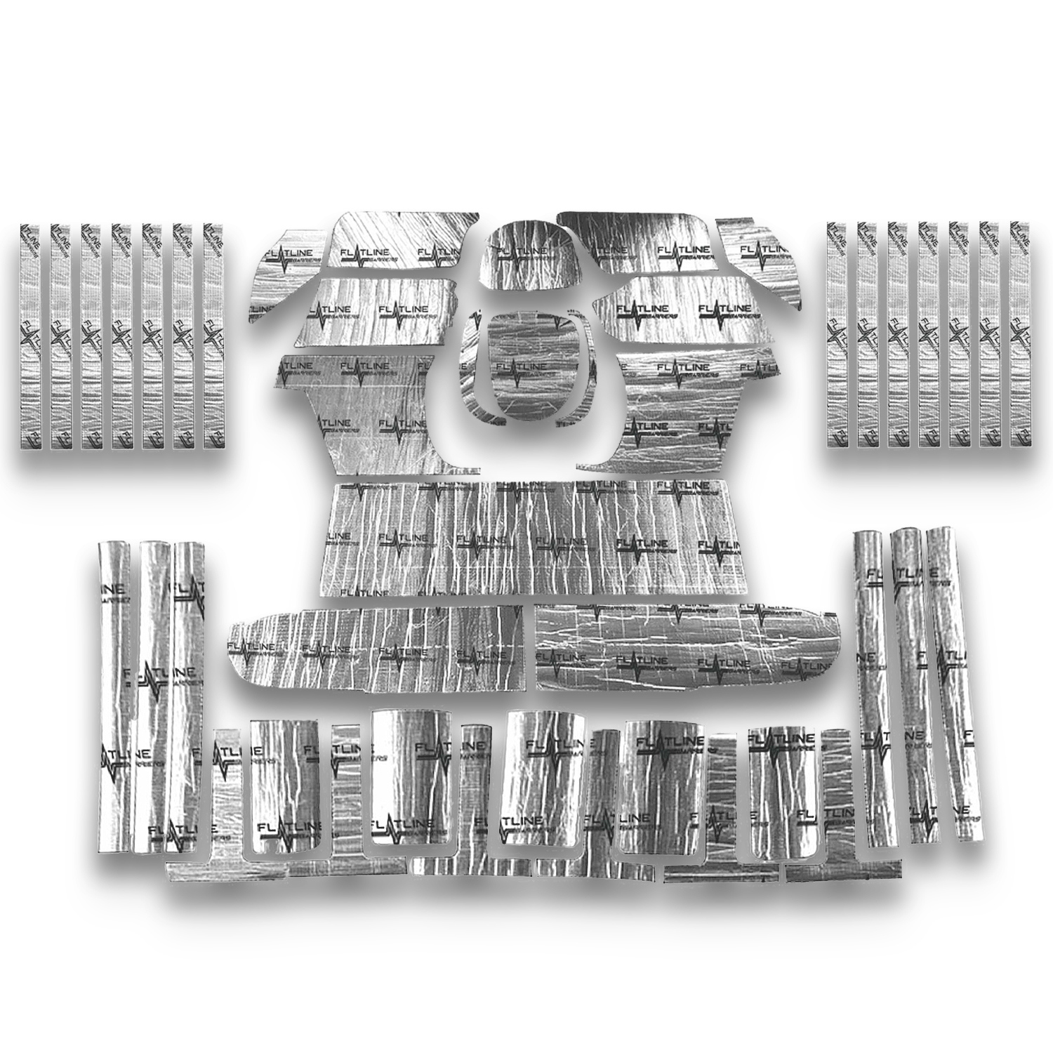 Flatline Barriers tabt4039 | FLATLINE BARRIERS 55-59 GM Truck High Tunn el Full Insulation Kit; 1955-1959