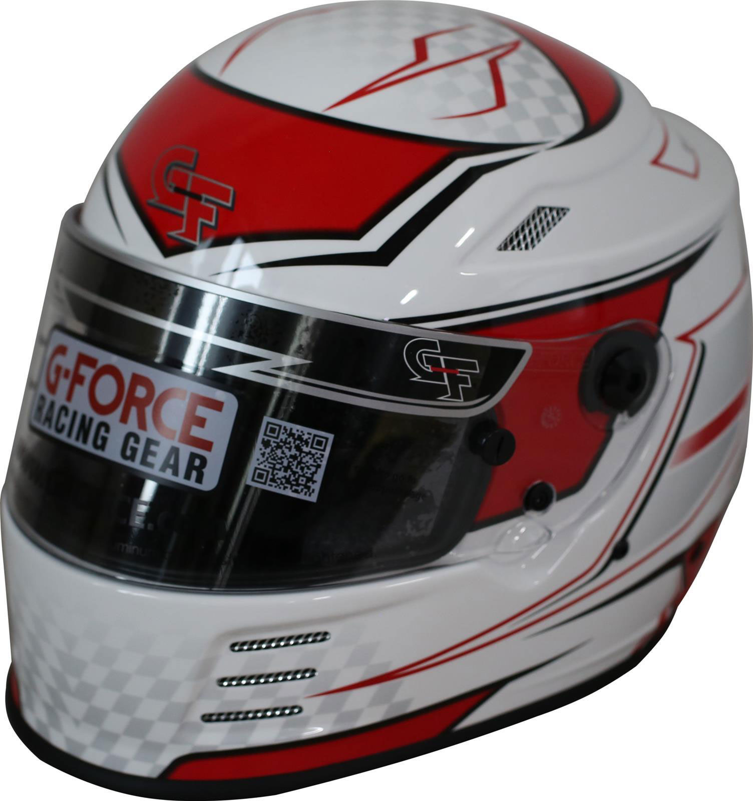 G-Force 13005lrgrd | G-FORCE HELMET REVO GRAPHICS LRG RED SA2020