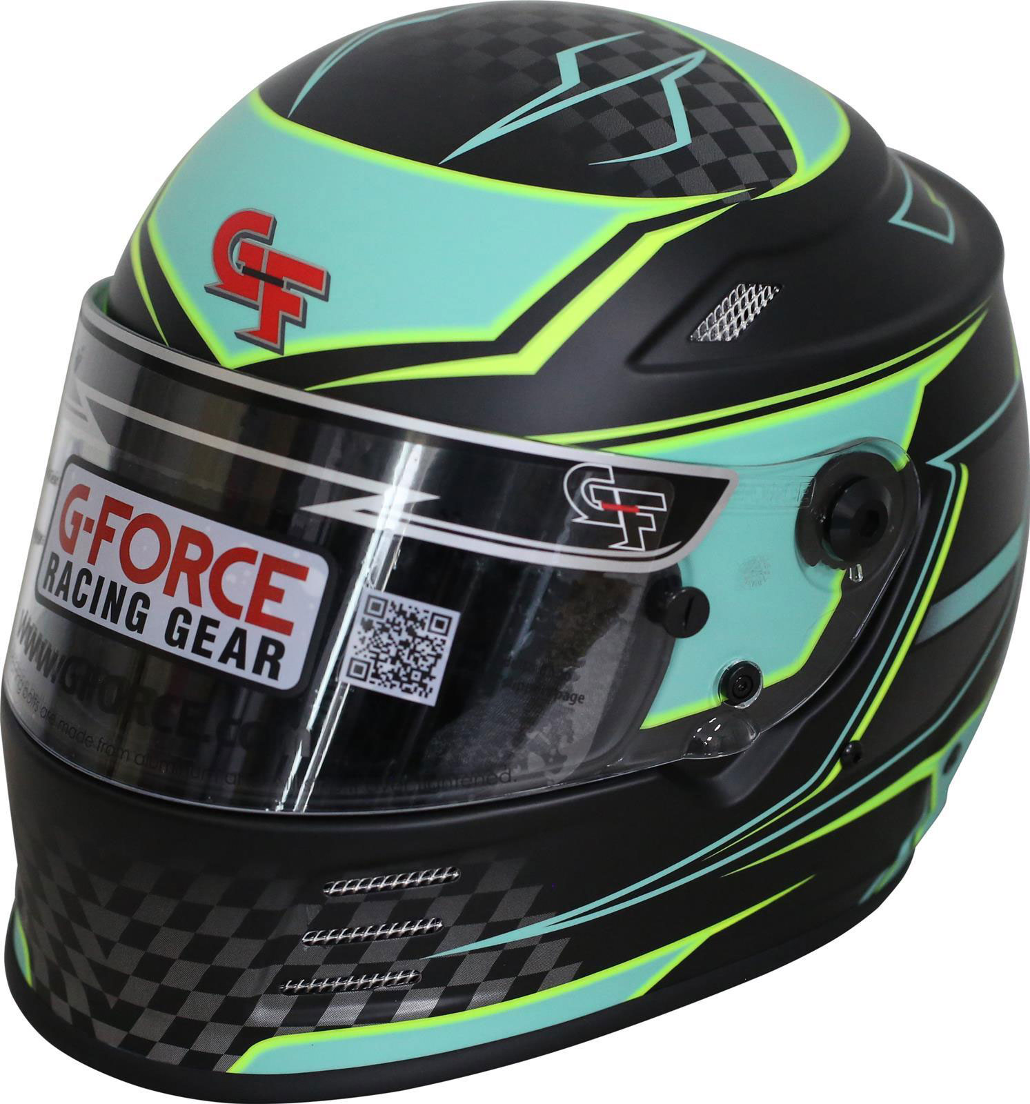 G-Force 13005lrgtl | G-FORCE HELMET REVO GRAPHICS LRG TEAL SA2020