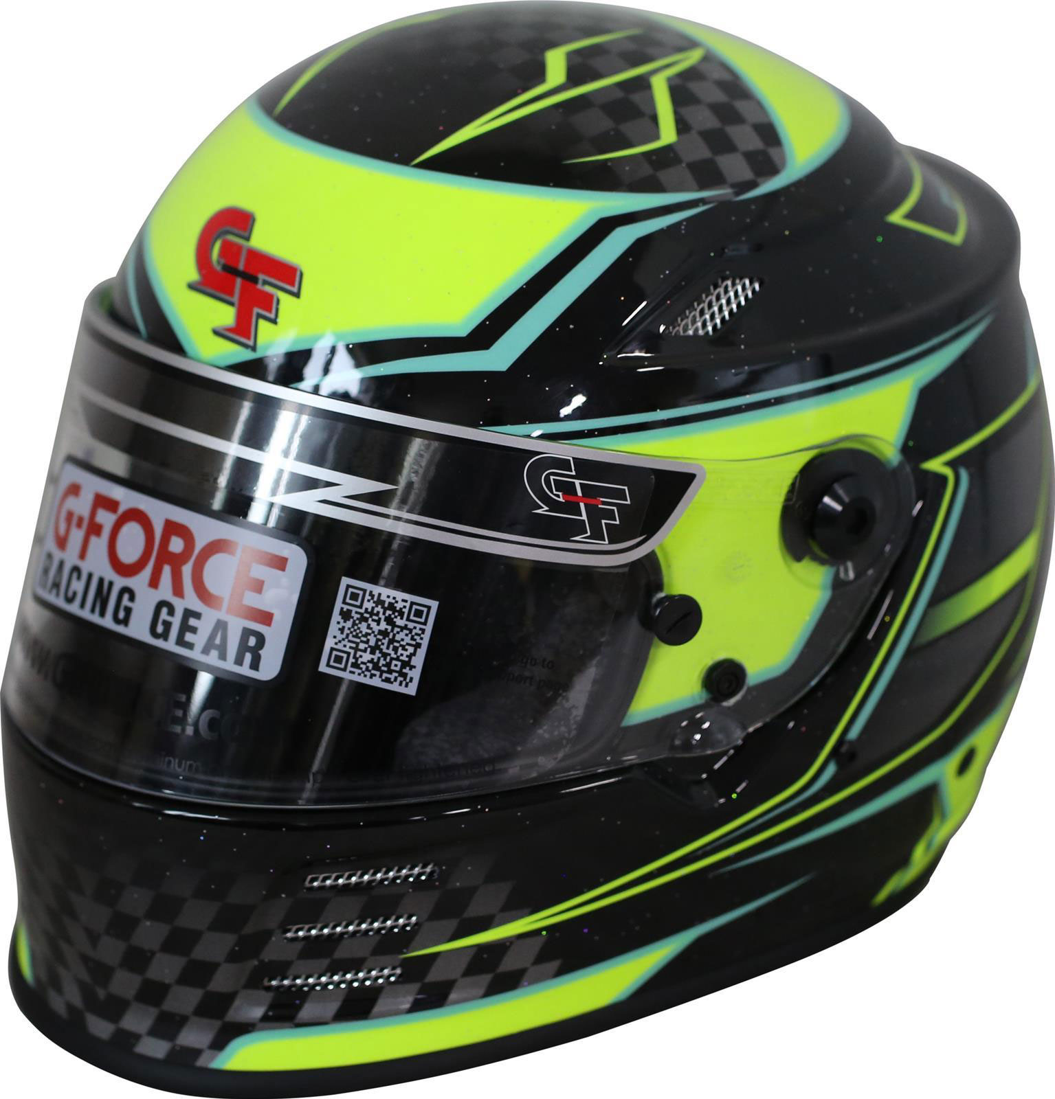 G-Force 13005medyl | G-FORCE HELMET REVO GRAPHICS MED YELLOW SA2020