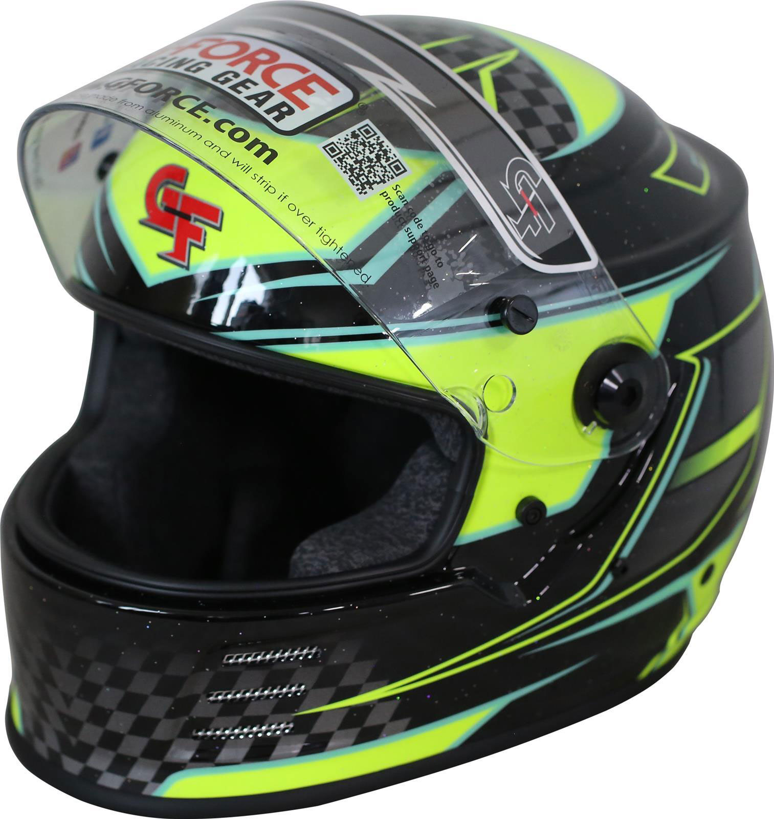 G-Force 13005xsmyl | G-FORCE HELMET REVO GRAPHICS XSM YELLOW SA2020