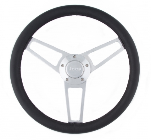 Grant 1904 | GRANT Billet Series Leather St eering Wheel Jeep Logo