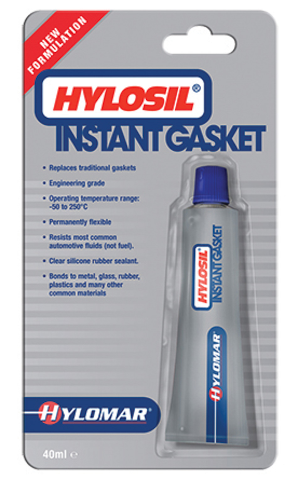 Hylomar LLC 61405 | HYLOMAR LLC Hylosil Gray Silicone RTV Sealant 40 ml Tube