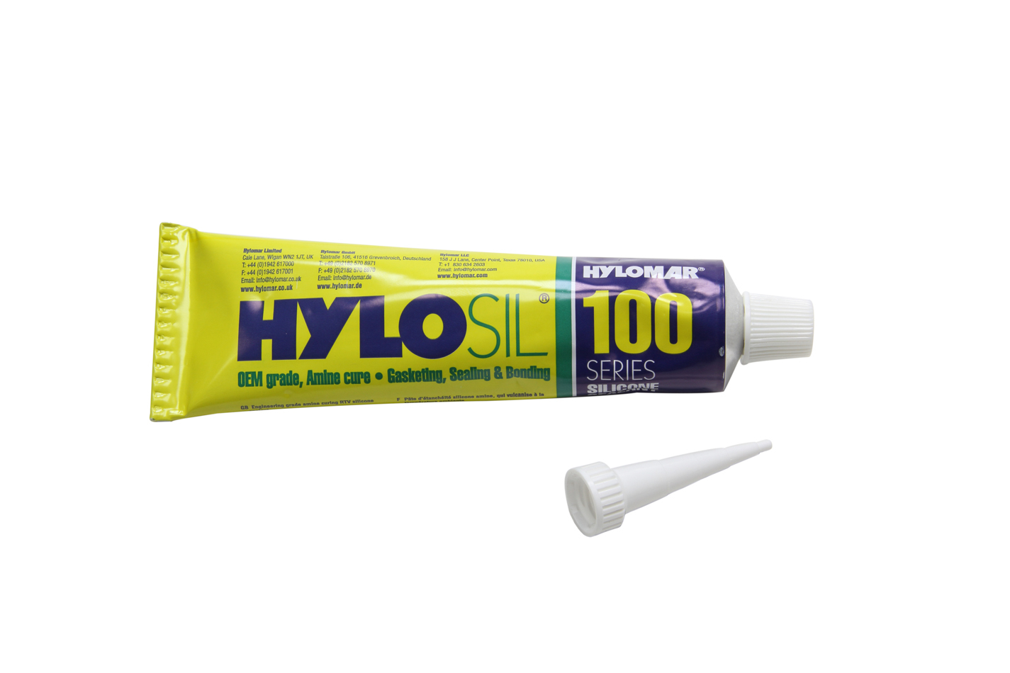 Hylomar LLC 61413 | HYLOMAR LLC Hylosil Black Silicone RTV Sealant 3.0oz Tube