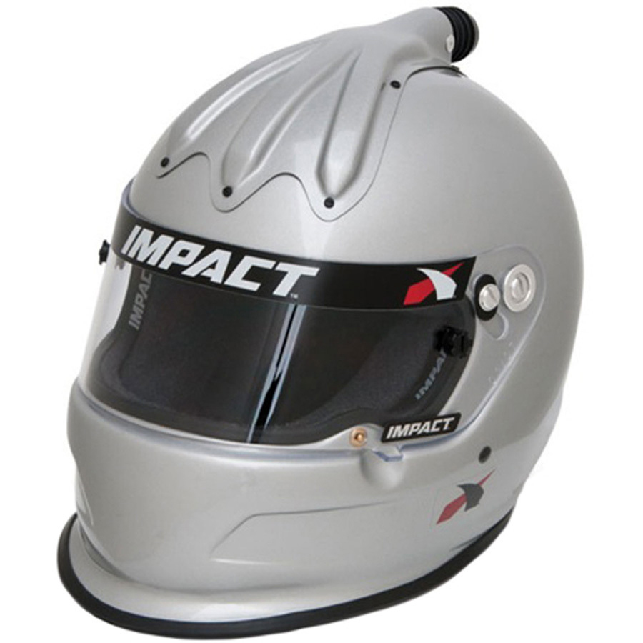 Impact Racing 17020408 | IMPACT RACING Helmet Super Charger Medium Silver SA2020