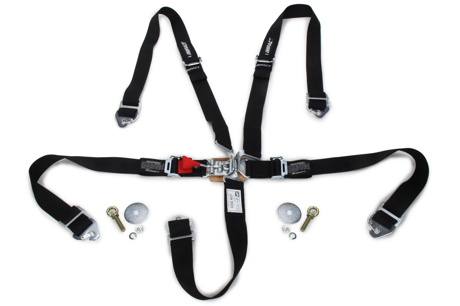 Impact Racing 53119229 | IMPACT RACING Harness 5pt 2in L&L PD Ind Shld Snp-In SFI16.1