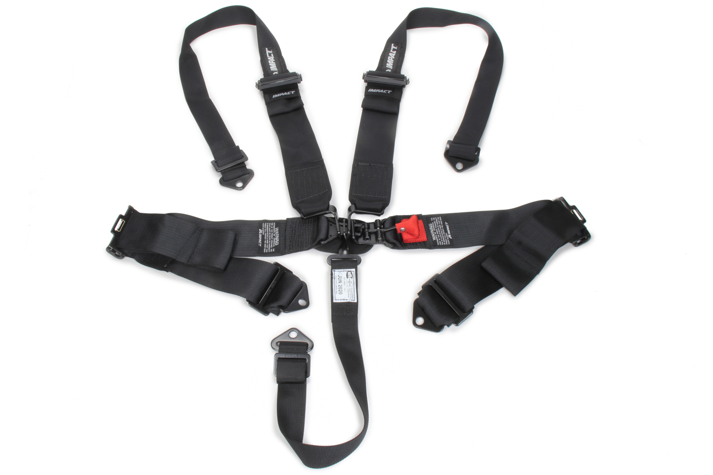 Impact Racing 54111231 | IMPACT RACING 5-PT Harness L&L Ind Shldr 3in to 2in Trans